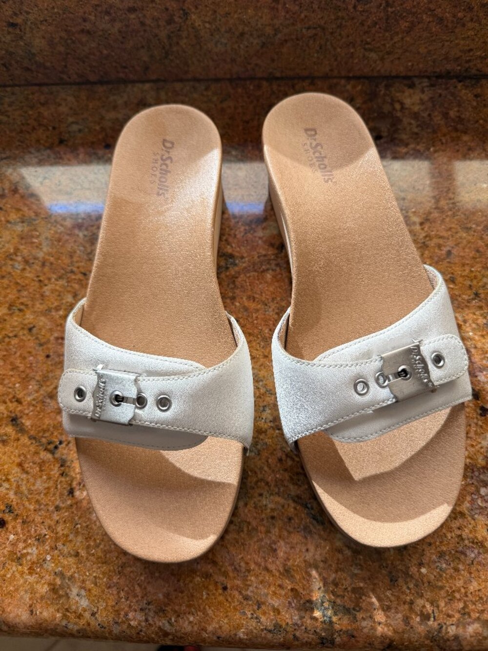 Dr Scholl's Original White Sandal